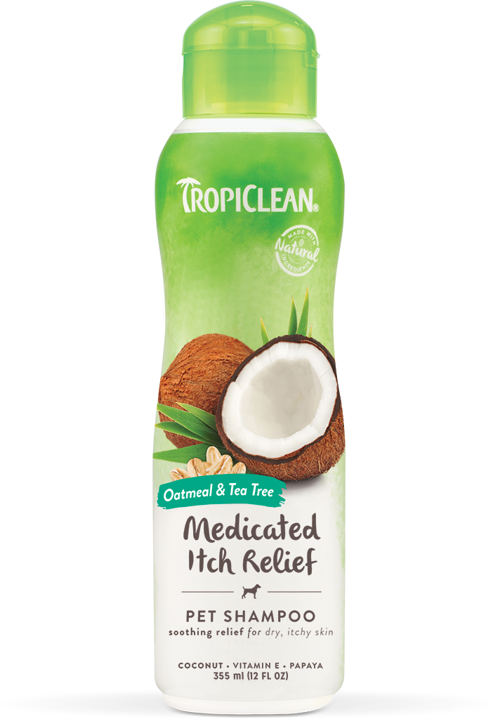 

Tropiclean Oatmeal & Tea Tree - Шампунь 355 мл для собак Овес и чайное дерево