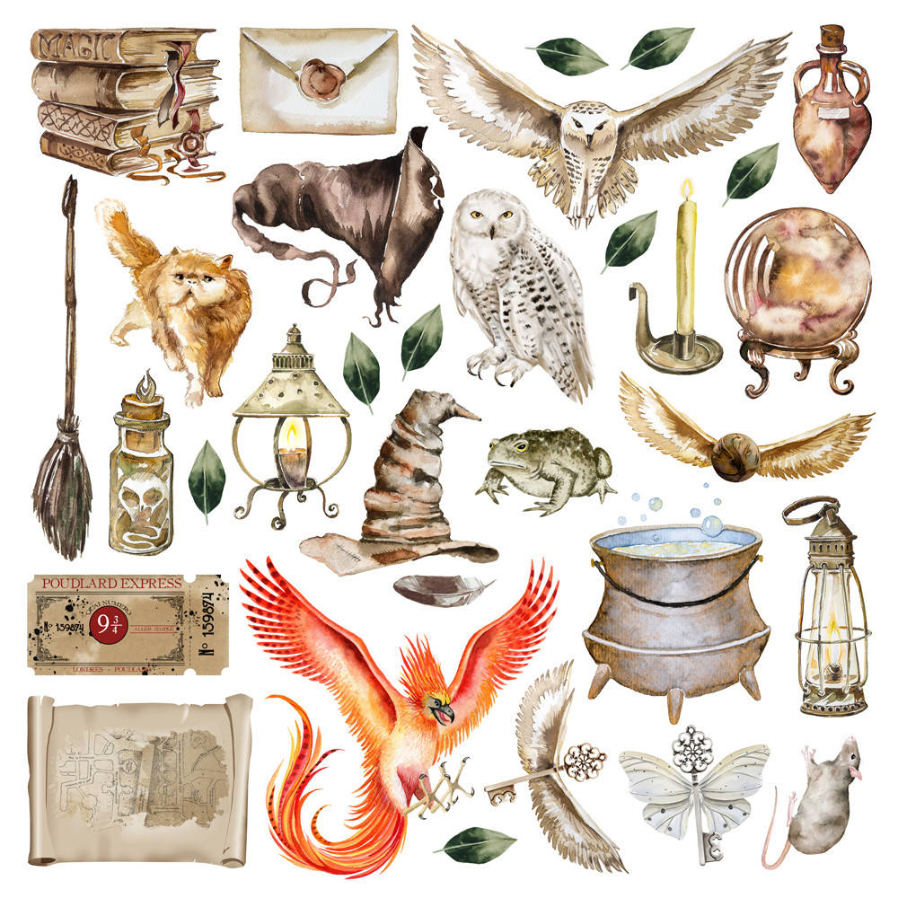 

Лист с картинками, коллекция School magic