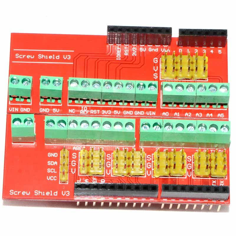 

Плата расширения Screw Shield V3 винтовые клеммники для UNO R3