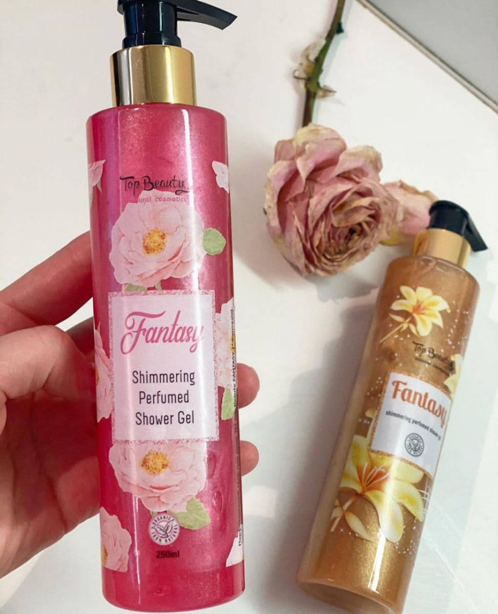 

Гель для душа Top Beauty с шиммером 250мл Розовый