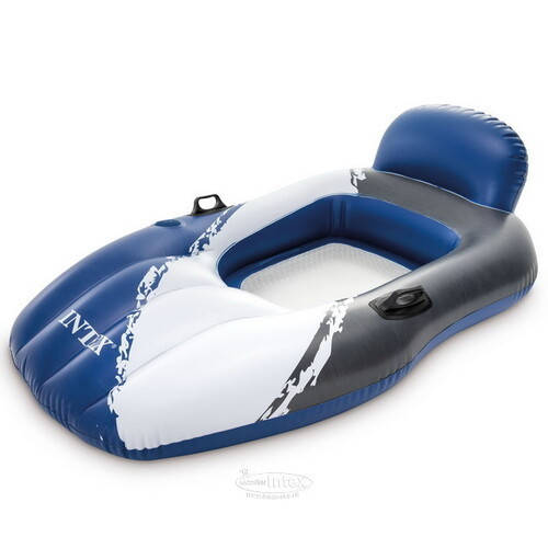 

Надувной плотик для катания Intex 56862 «Лодка» с ручкой, 163*104 см