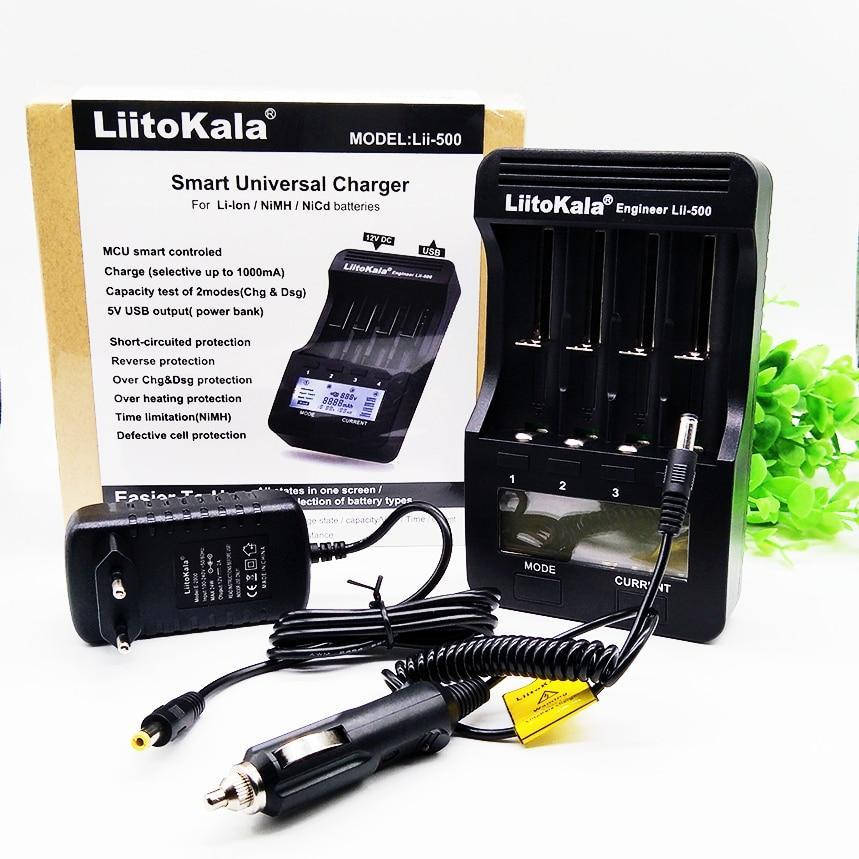 

Оригинал Зарядное устройство Liitokala Lii-500 +блок питания Power Bank