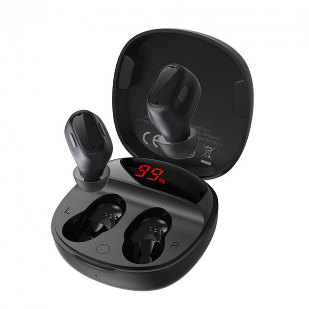 

Беспроводные Наушники Baseus Encok WM01 Plus Black, Черный