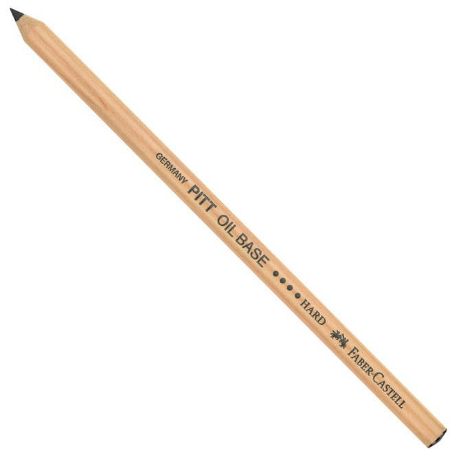 

Карандаш для рисунка Faber-Castell 112604 PITT масляный черный твердый