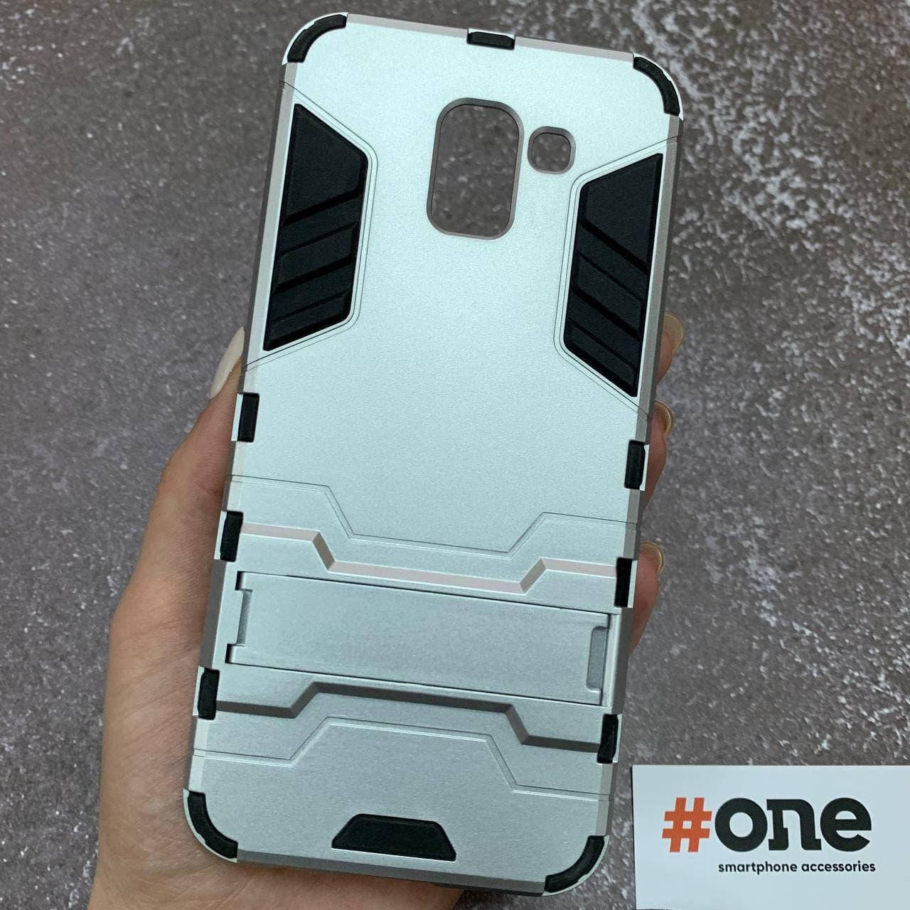 

Чехол для Samsung Galaxy J6 2018 J600 противоударный с подставкой чехол для самсунг дж6 дж600 стальной DFS