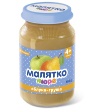 

Детское Пюре Малятк Груша Яблуко