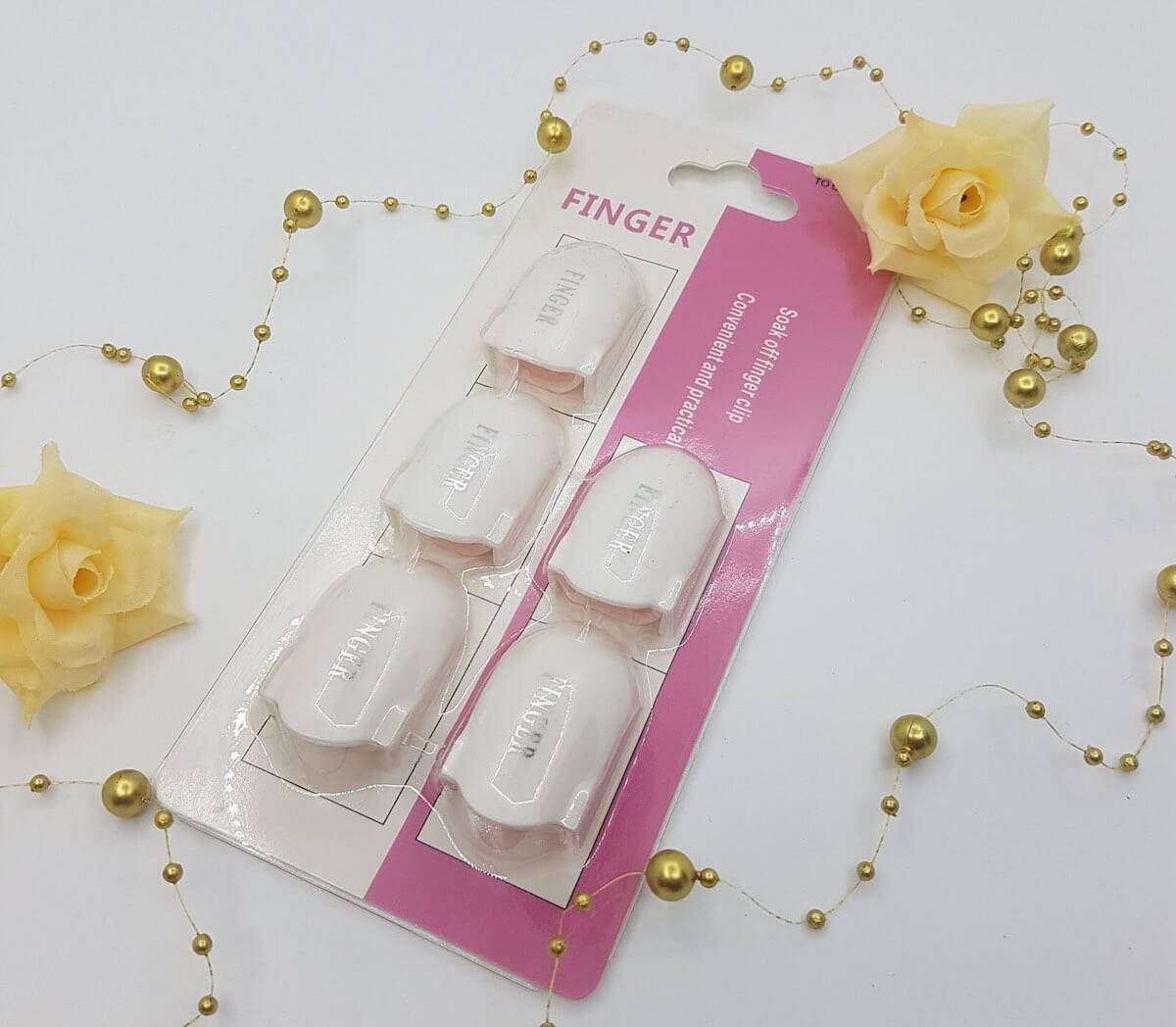 

Зажимы для снятия гель лака Finger , 5 шт