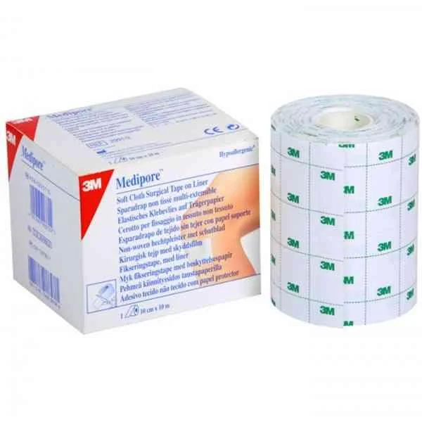 

Medipore 10см x 10м - Хирургический пластырь с лайнером
