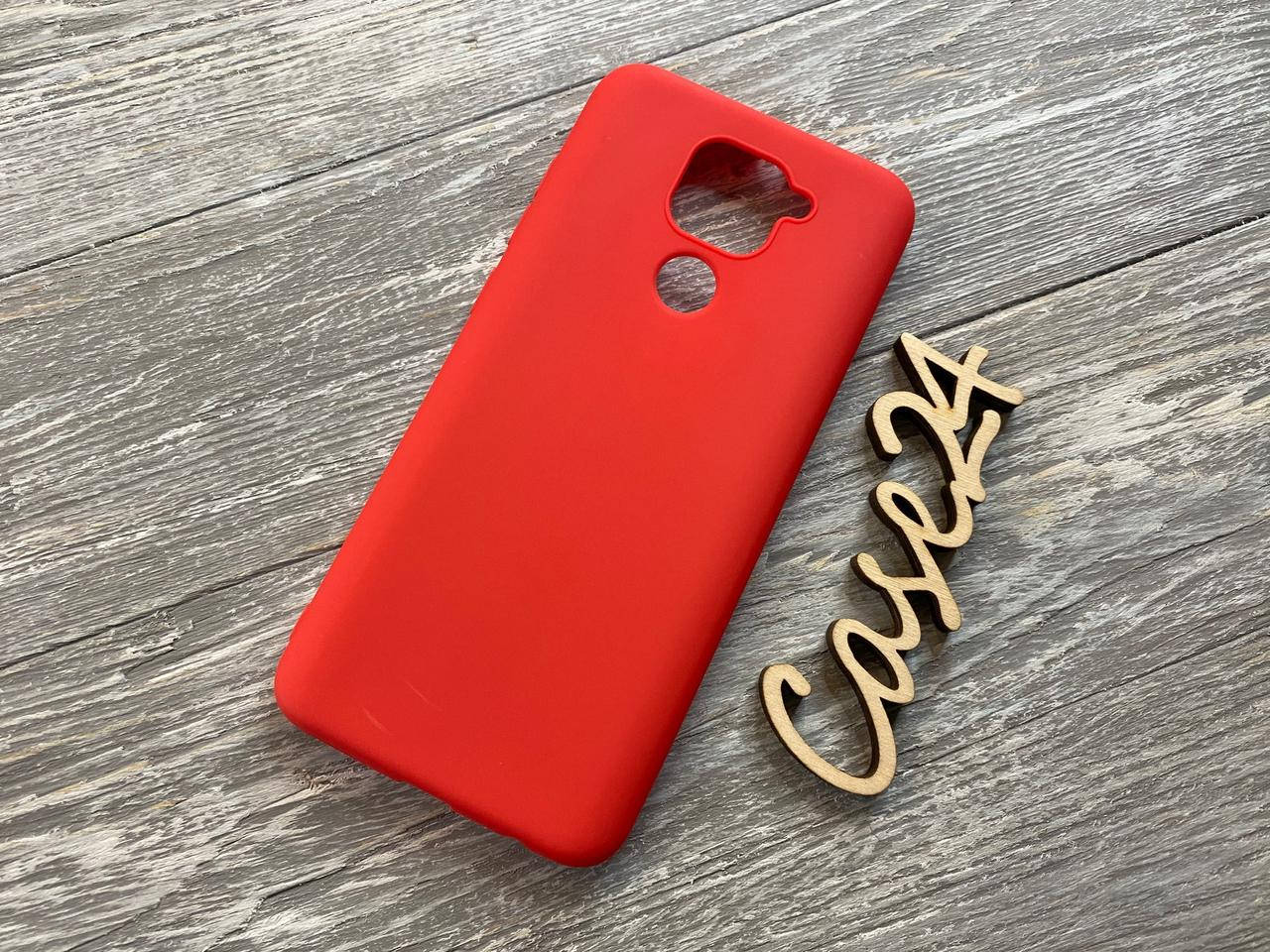 

TPU чехол накладка Candy для Xiaomi Redmi Note 9 (8 цветов) красный
