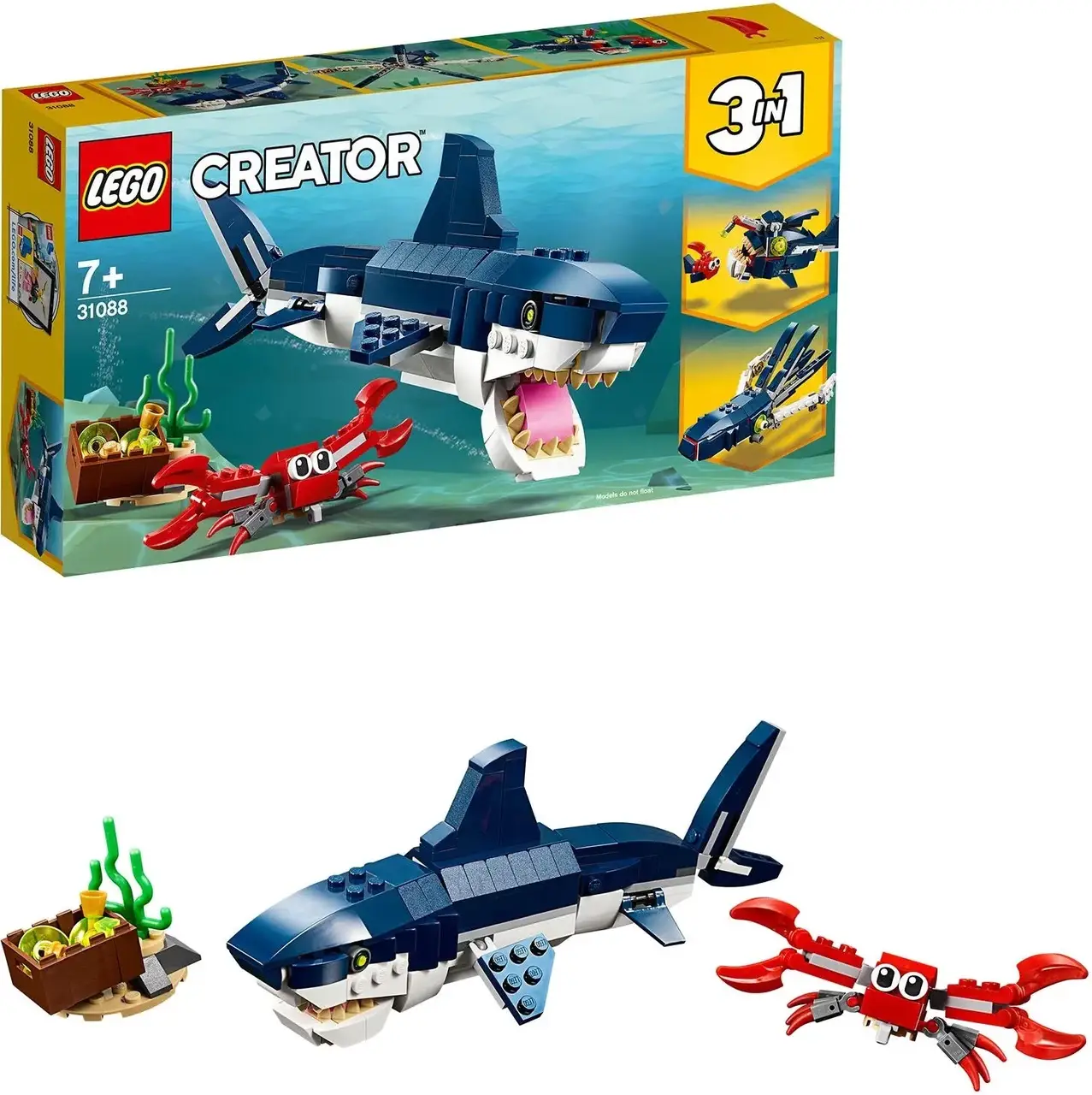 

Конструктор LEGO Creator 3-in-1 Обитатели морских глубин (31088)