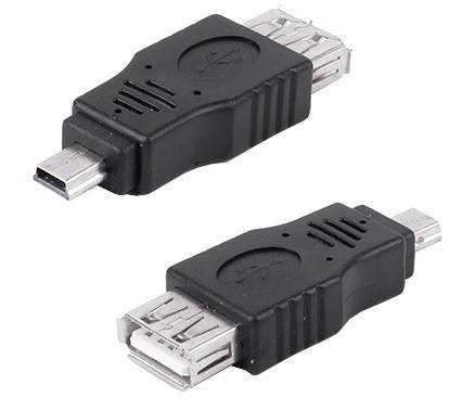 

Адаптер Переходник OTG USB2.0 (мама) на Mini USB (папа)
