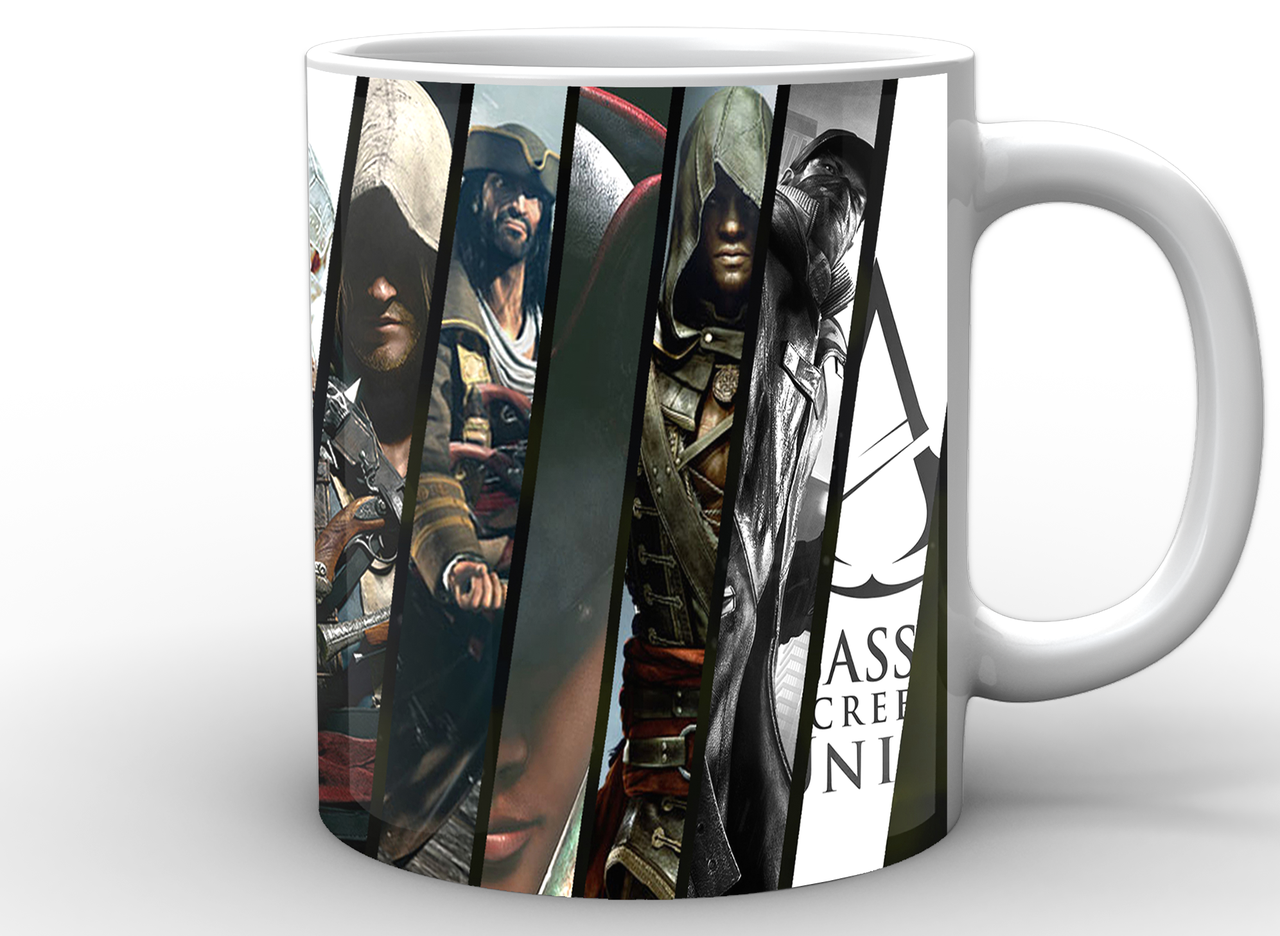 

Кружка GeekLand Assassins Creed Кредо Ассасина образы AC.02.03, Белый