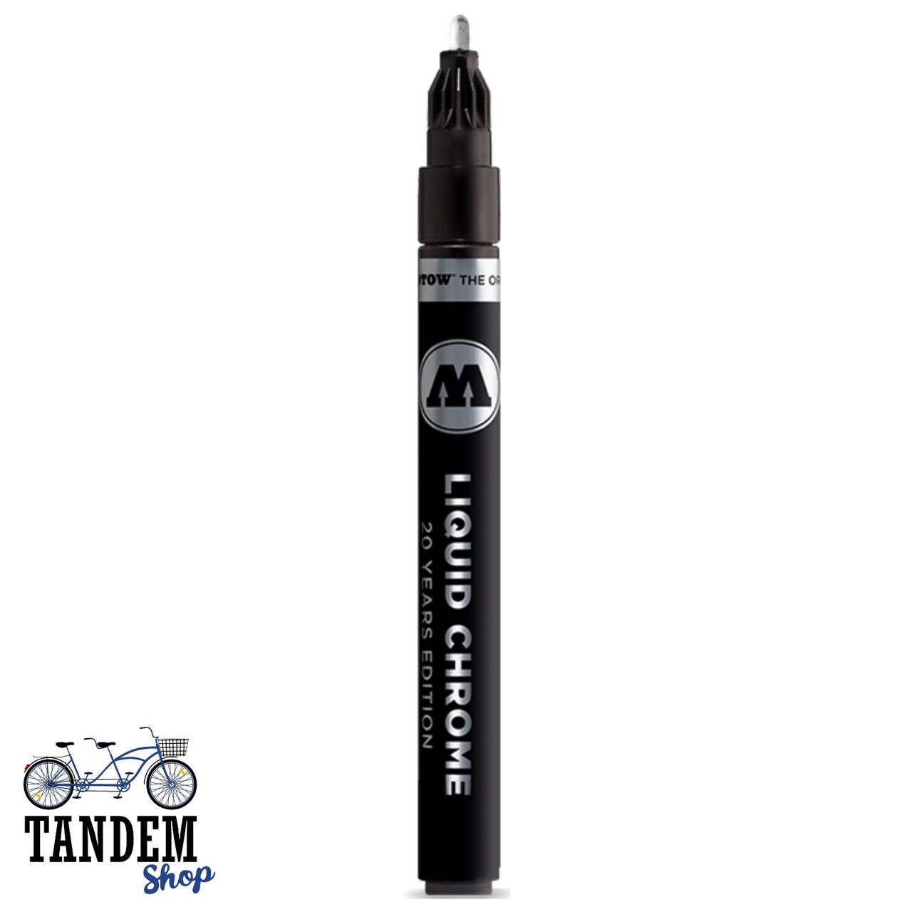 

Маркер спиртовой "жидкий хром" универсальный Molotow LIQUID CHROME™, 2 мм, Серебро