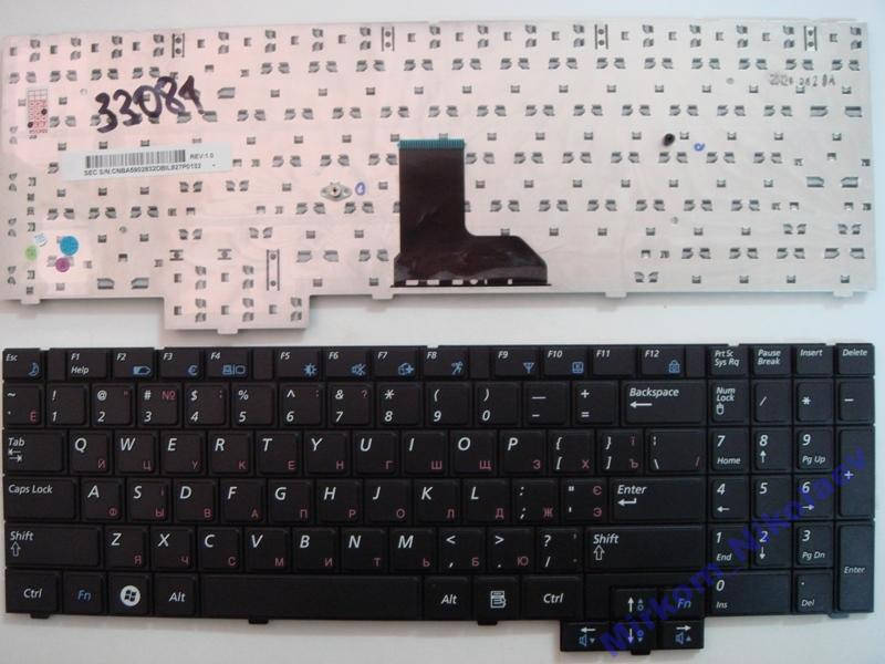 

Клавиатура Samsung R525 R528 R530 R538 RV510, Черный