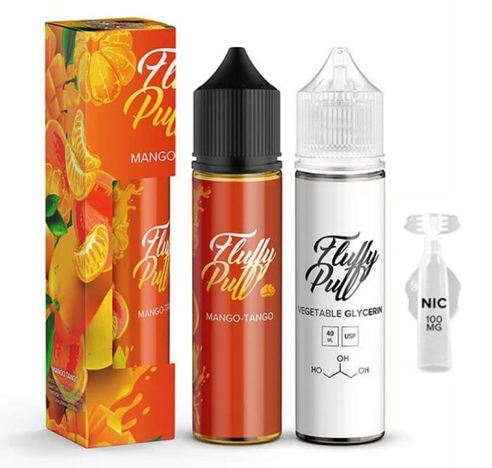 

Набор для самозамеса жидкости Fluffy Puff Mango Tango 60 мл. 3 мг/мл