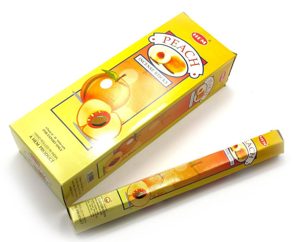 

Peach (Персик) (Hem) шестигранник, аромапалочки