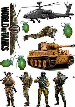

Вафельная картинка Танки (World of Tanks) А4