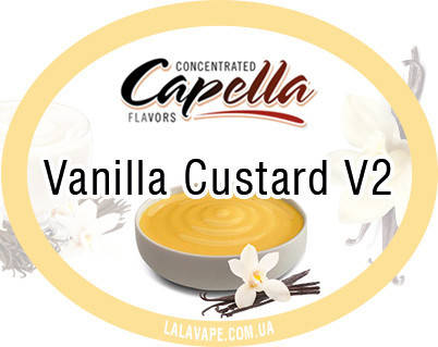 

Ароматизатор Capella Vanilla Custard V2 (Ванильный крем) 100мл