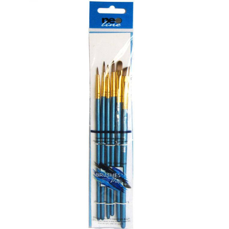 

Набор кистей 6шт Brushes Profi Neo Line синтетика PBS-6