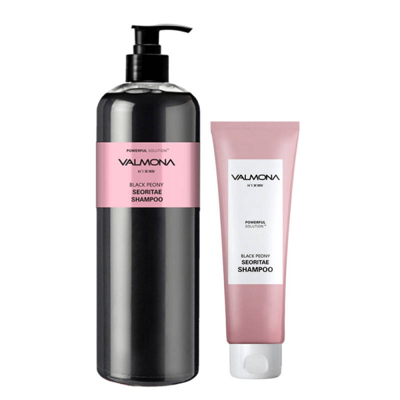 

Шампунь с экстрактом чёрной сои и пиона Valmona Powerful Solution Black Peony Seoritae Shampoo 480ml