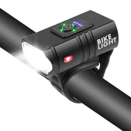 

Фара велосипедная передняя BK-02 Pro-2XPE, Ultra Light, индикатор заряда, аккум-р., ЗУ micro USB