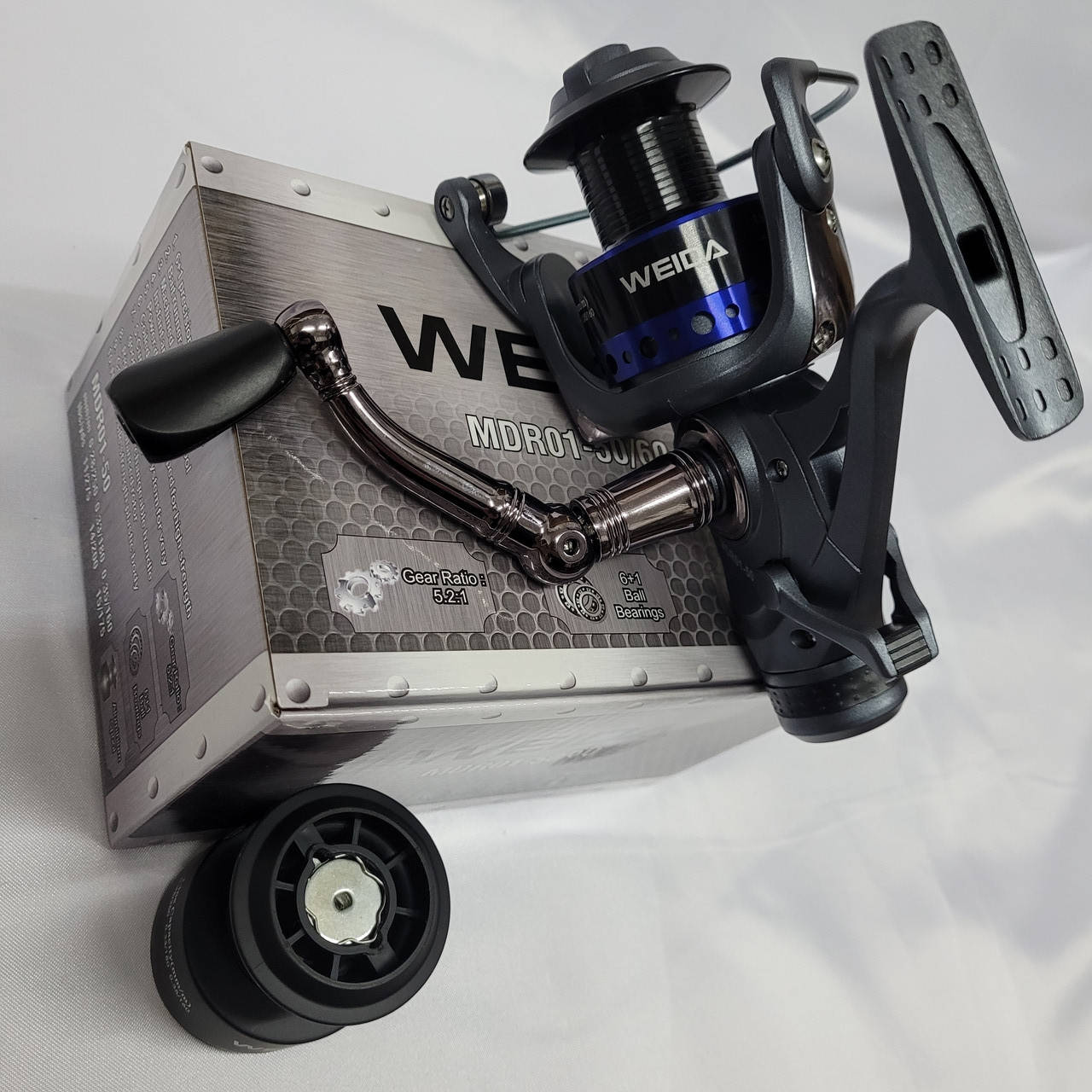 

Катушка с бейтранером Weida (Kaida) MDR 01-50 (удлиненная шпуля 6+1 ВВ)