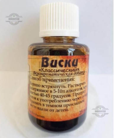 

Ароматизатор-Концентрат "Виски Классичний Etol Frutarom" (25мл)