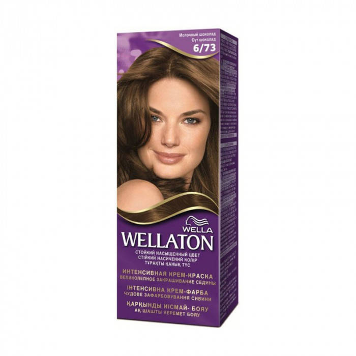 

Стойкая крем-краска для волос Wella Professionals Wellaton 6/73 Молочный шоколад