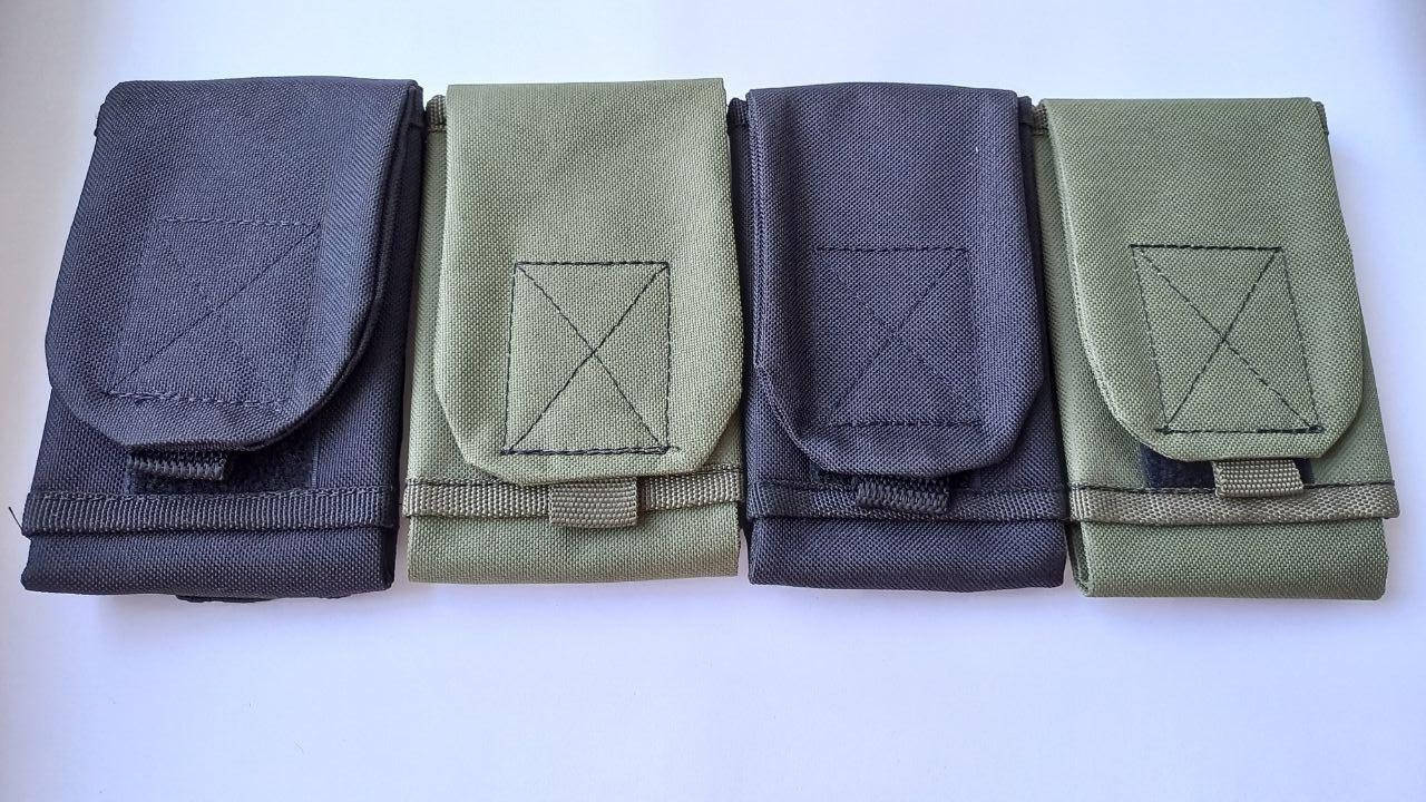 

Чехол тактический на пояс с системой Molle для телефонов с диагональю до 6 дюймов, Черный