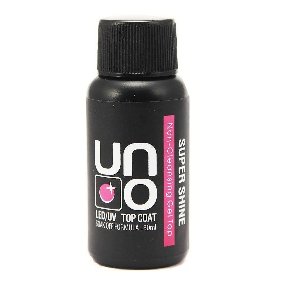 

Топовое покрытие UNO Super Shine Top без липкого слоя для гель-лака, 30 мл.