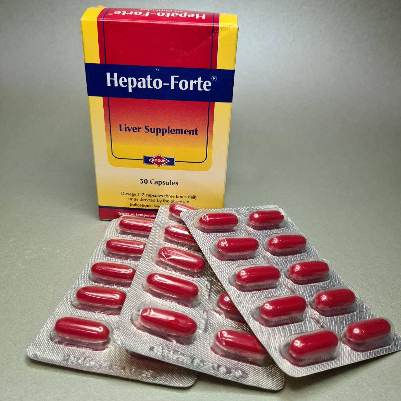 

Hepato-Forte, Хепато форте, Эссенциале форте для печени, 30 капсул, Египет