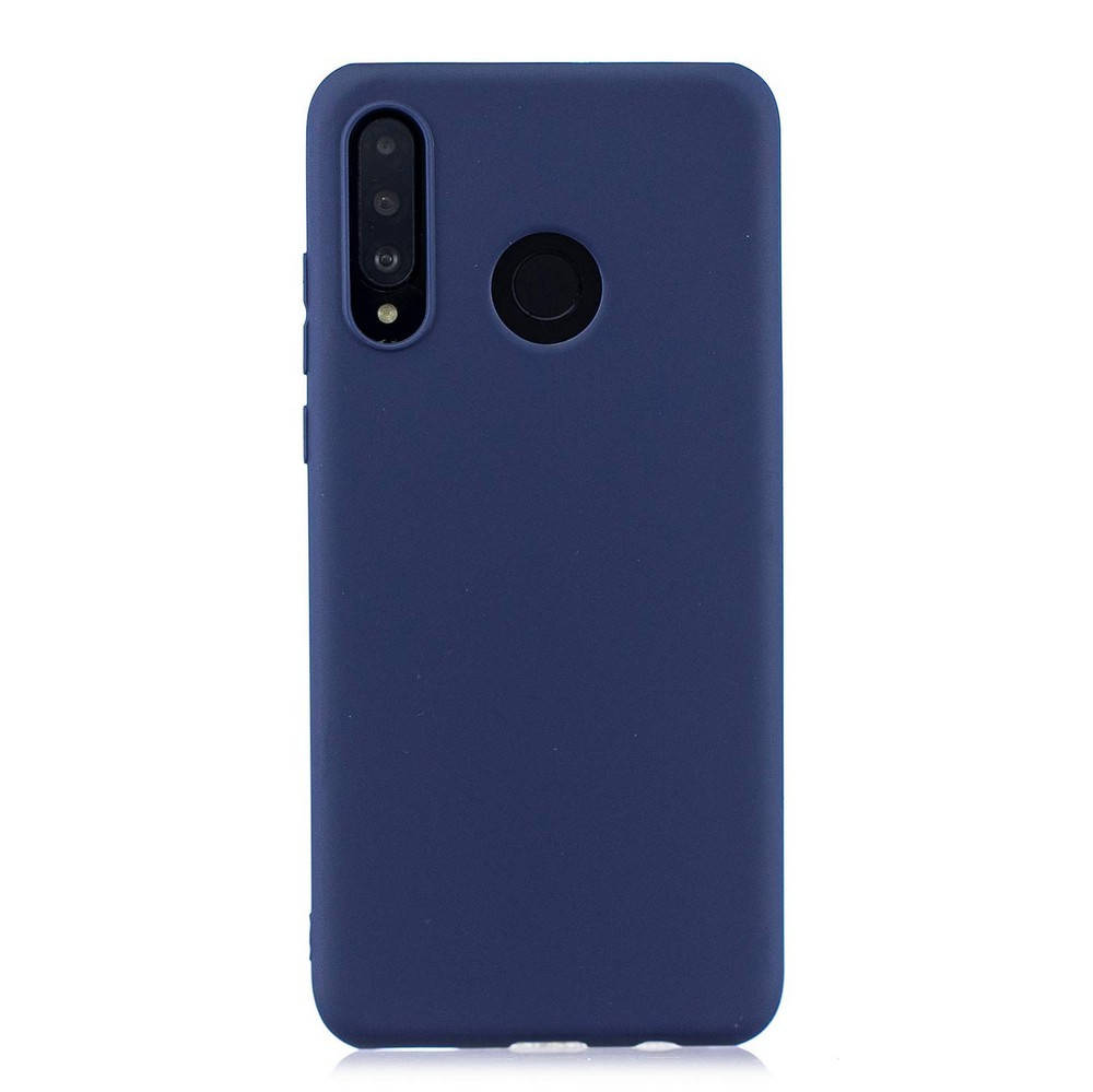 

Матовый чехол OneShot Huawei P30 Lite (силиконовая накладка) (Хуавей П30 Р30 Лайт Лите), Синий