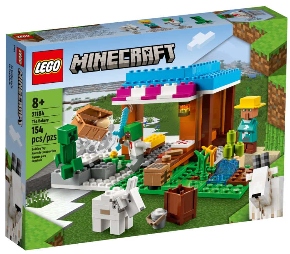 

Конструктор LEGO Minecraft Пекарня 154 детали (21184), Разные цвета