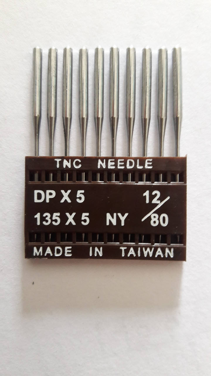 

Иглы для промышленных швейных машин "Триумф"DPх5 №80/12 (уп.10шт)