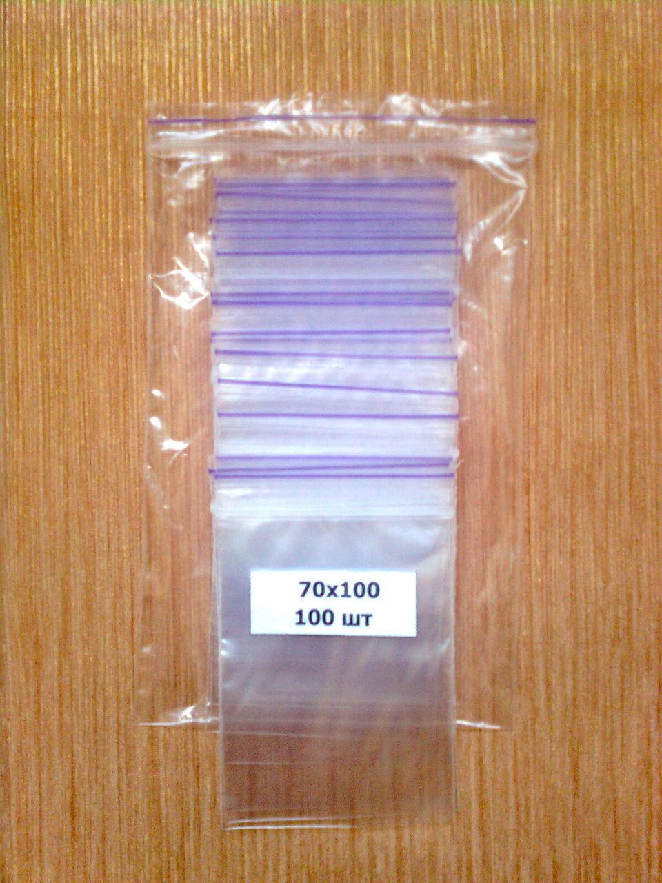 

Пакеты 70-100 мм Zip-Lock, с замком зип лок, пакет струна, Прозрачный