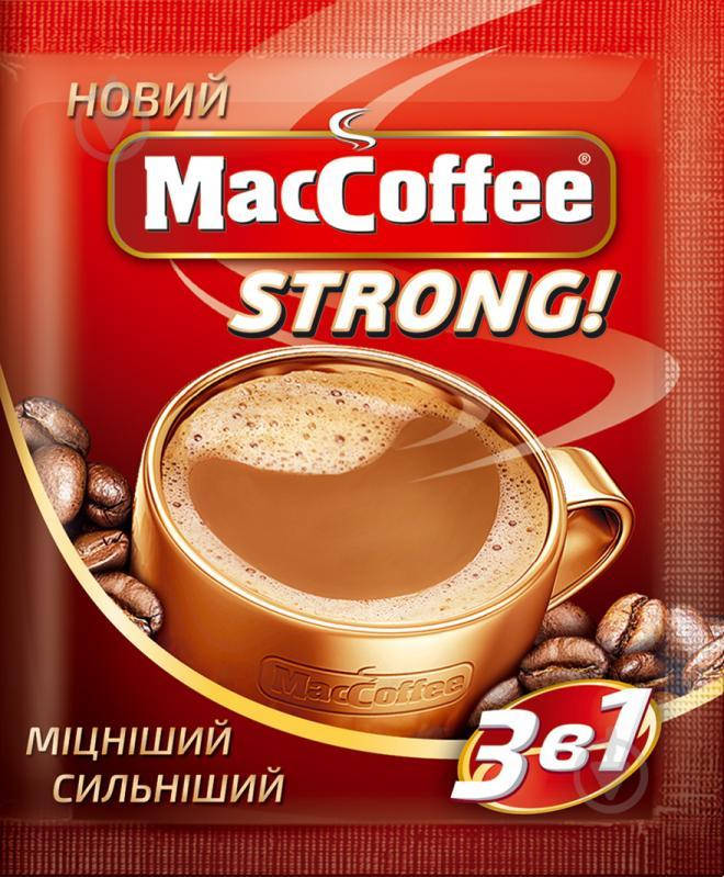 

MacCoffee Strong кофейный напиток 3в1 25 пакетиков