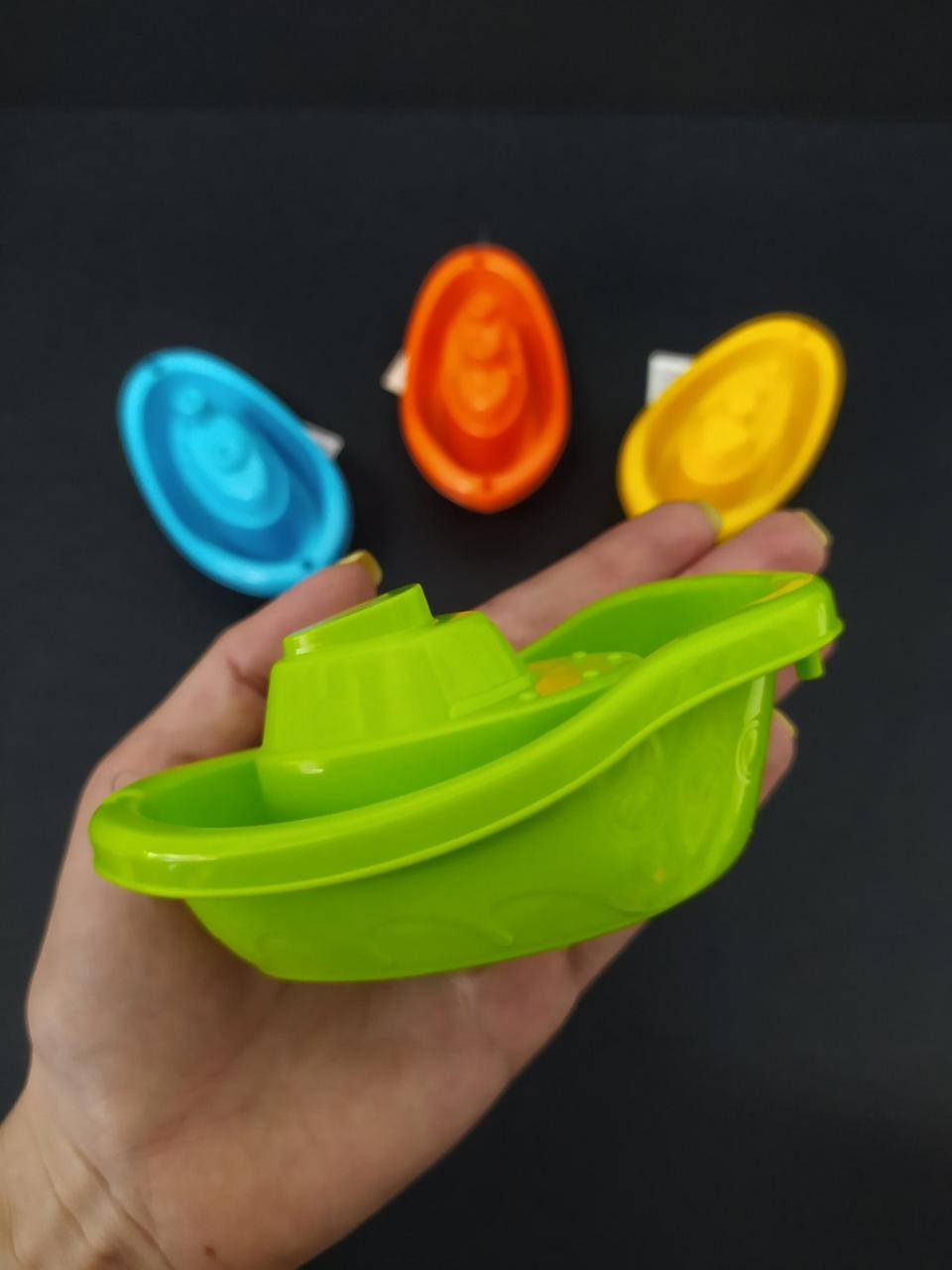 

Игрушка для ванной Кораблик Салатовый, ТехноК 6603