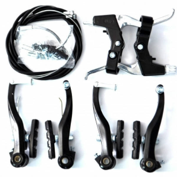 

Тормоза велосипеда V-brake Sypo YD-V26+ ручки B05, черные