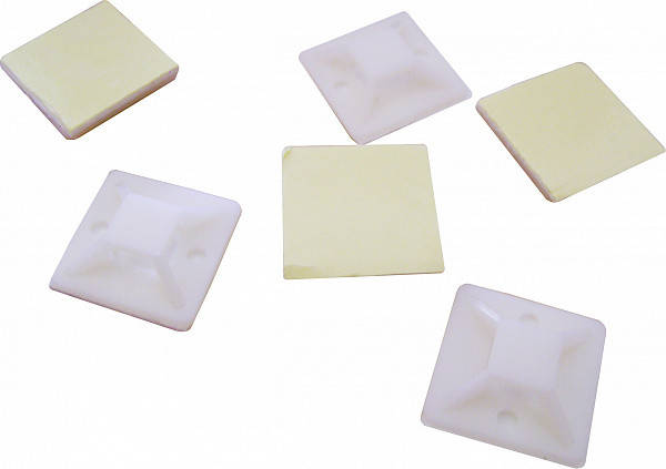 

Самоклеющиеся площадки для хомутов, площадка 25х25, Аско [a0150090016], Белый