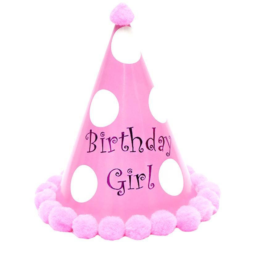 

Бумажный колпачок с шариками розовый