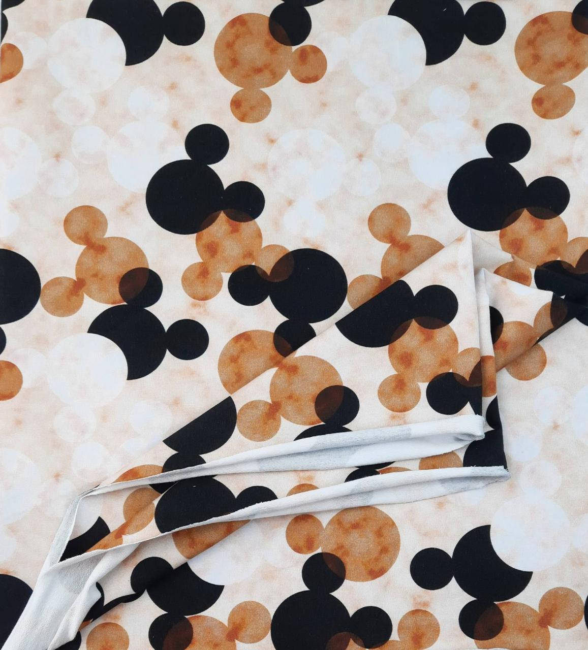 

Футер двунитка "Микки пастель - 180см. (дилжитал)