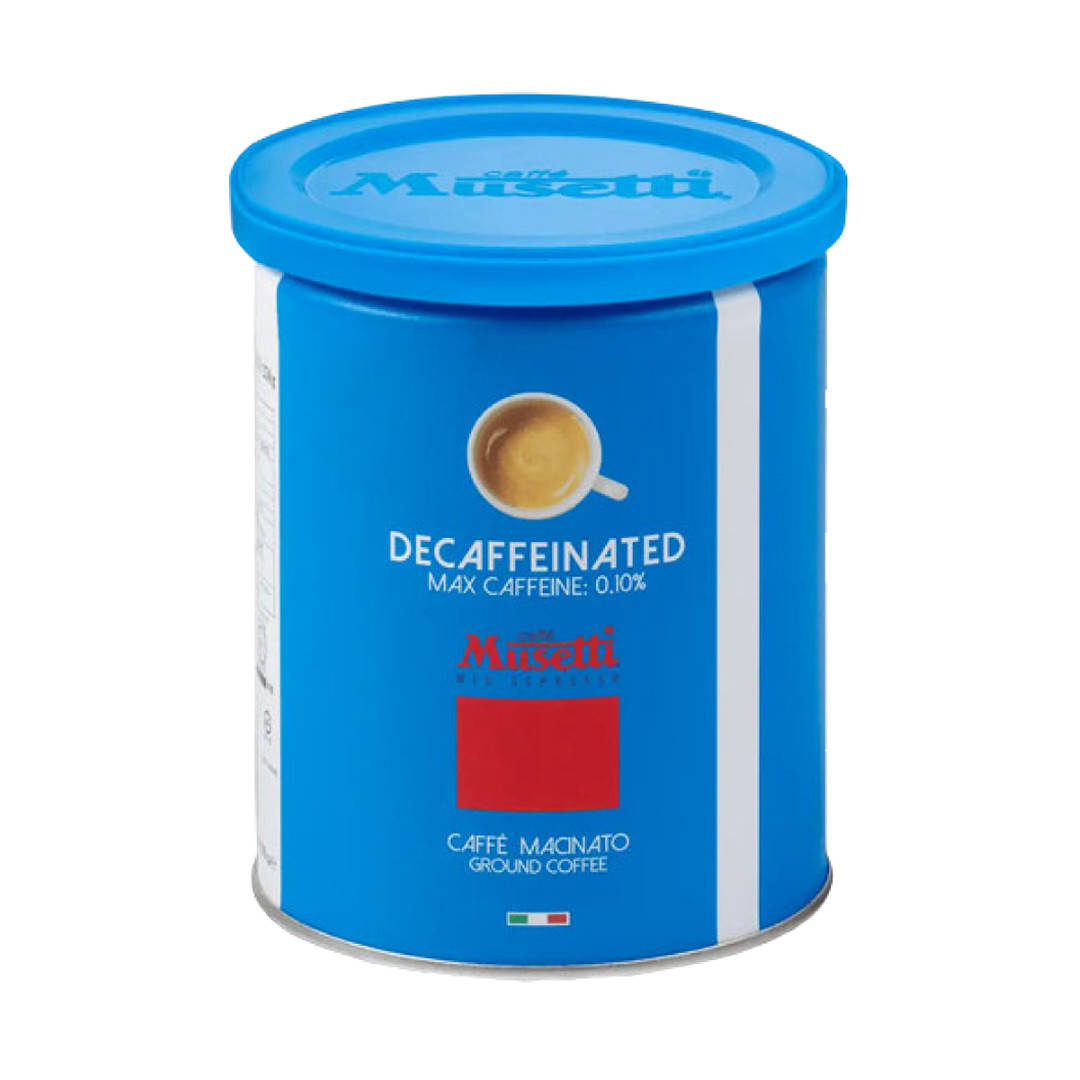 

Кофе молотый Caffe Musetti Decaffeinated (без кофеина), в банке 250 г
