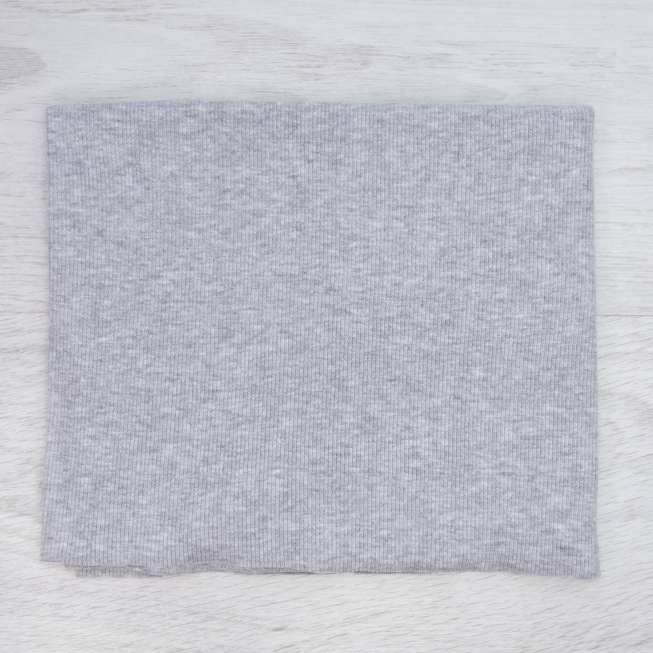 

Рибана рубчик Серая меланж (кашкорсе), Серый