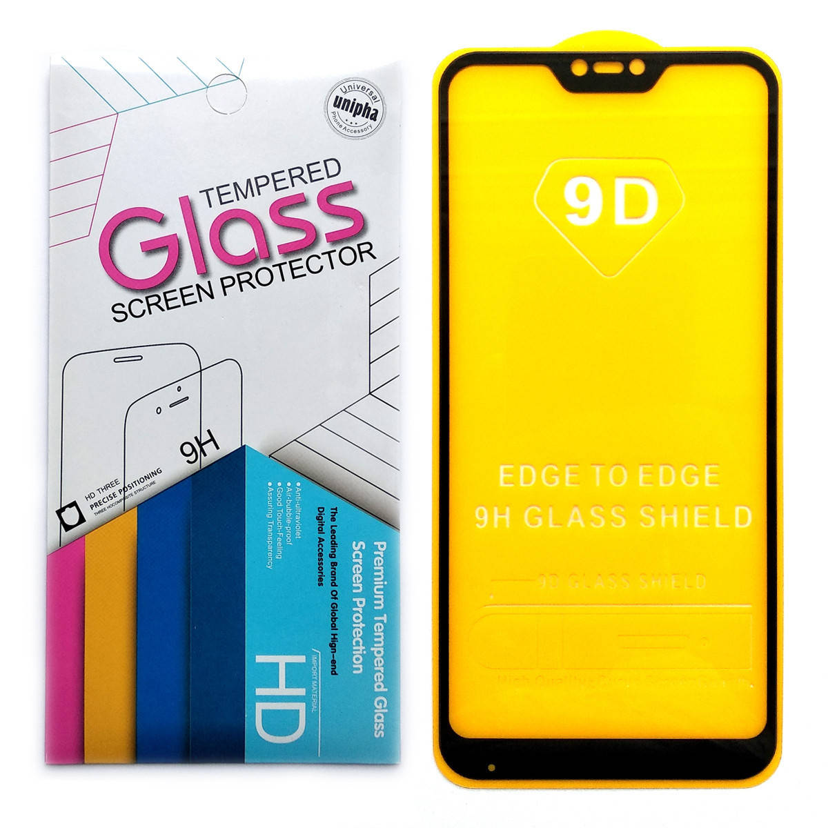 

Защитное стекло 9D для Xiaomi Mi A2 Lite / Redmi 6 Pro (Черный)