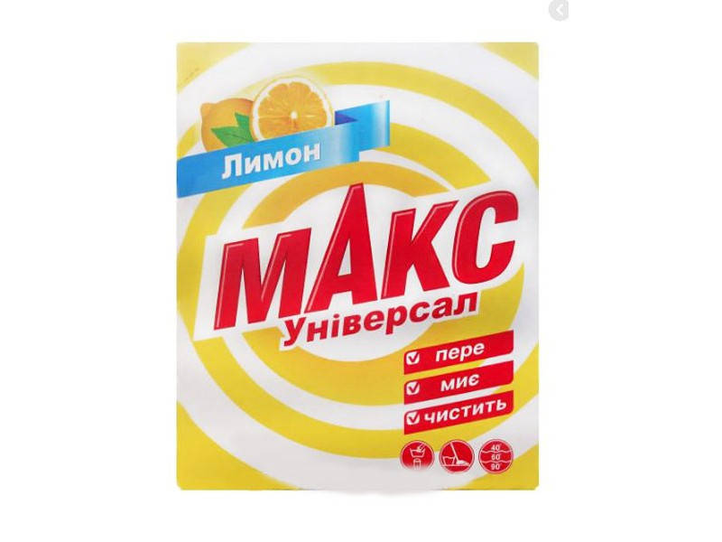 

Стиральный порошок 350 г Макс Универсал Лимон