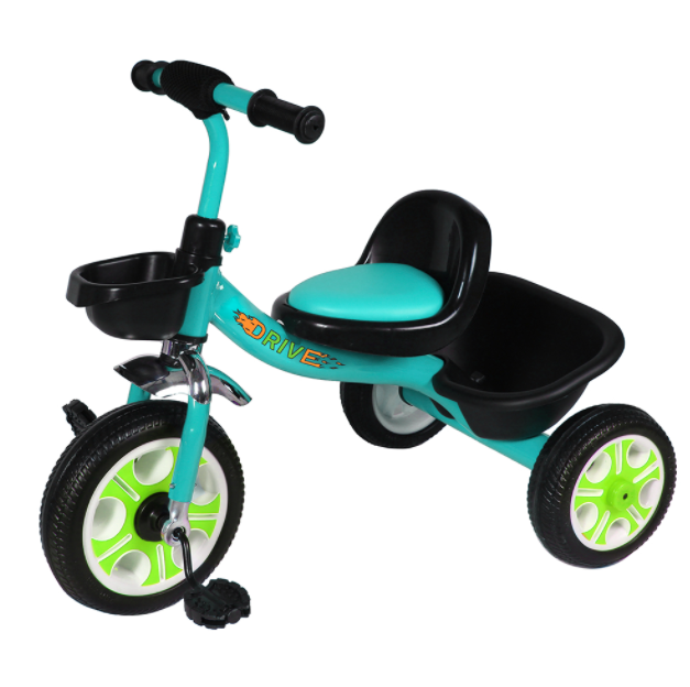 

Детский трехколесный велосипед от 1-3лет EVA колеса, TILLY DRIVE T-318 с корзиной