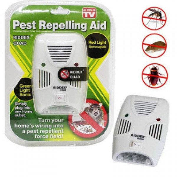 

Отпугиватель тараканов, грызунов насекомых Riddex Quad Pest Repelling Aid KK