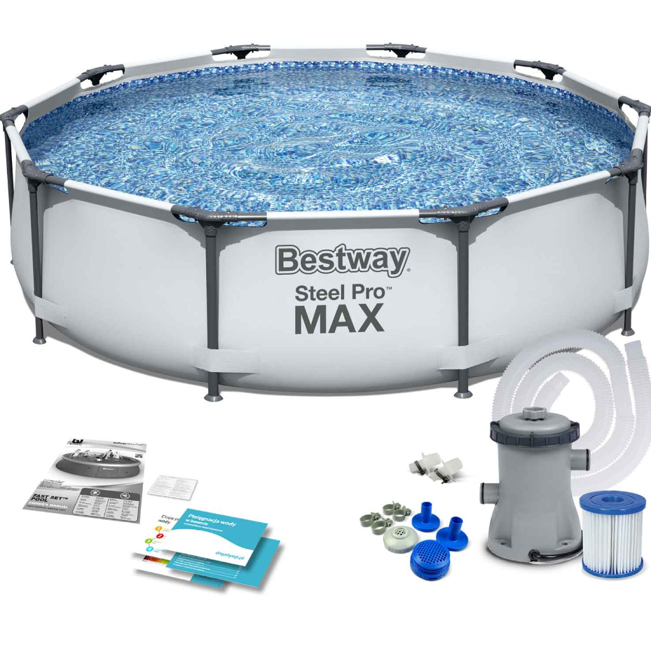 

Бассейн каркасный круглый Bestway 305х76 см