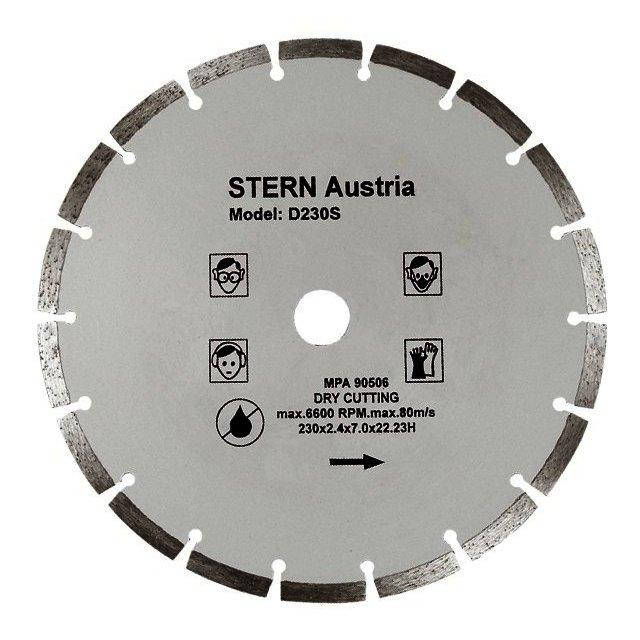

Алмазный диск Stern 230мм сегмент