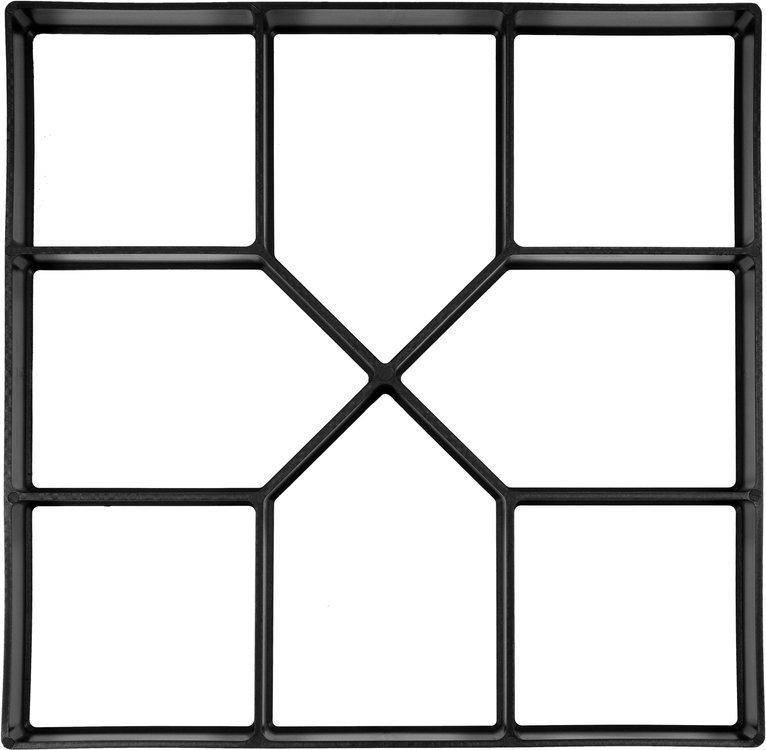 

Форма Для Плитки(Тротуарной)Садовой Дорожки Брусчатки VOREL 400 х 400 x 40 мм 35063